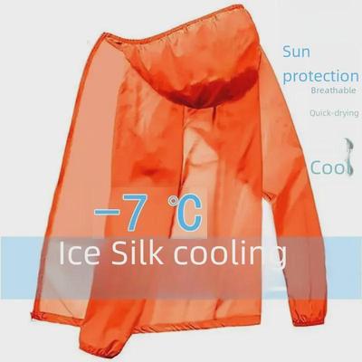 Chaqueta de Verano para Hombre 2022 Protección UV Seda de Hielo Transpirable para Pesca y Ciclismo