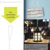 10 Stück wetterfeste eiserne Hängekette für Vogelfutterhäuschen Blumentöpfe Metallkette inklusive S-Haken Clips