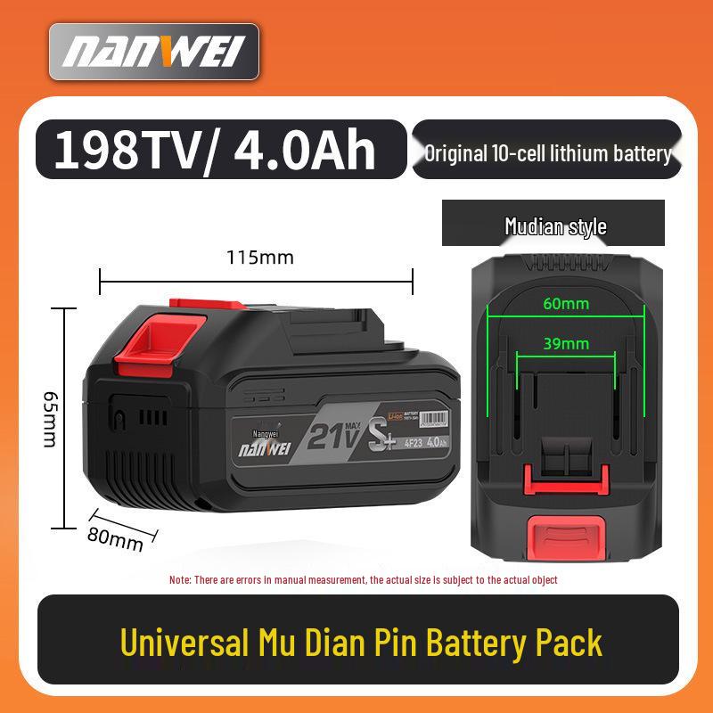 Nanwei 21V Lithium Angle Grinder & Drill Set with Charger & Battery