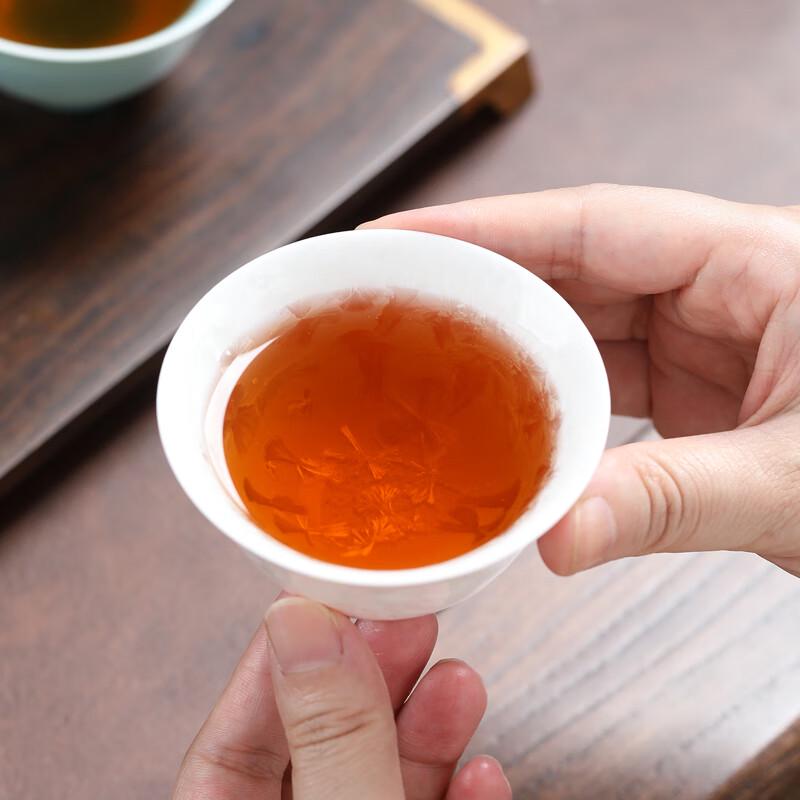 Crystalline Glaze Ceramic Conical Teacup