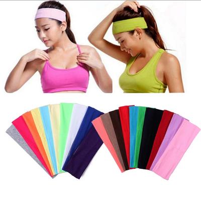 Tennis Cycling Hair Accessories Turban Running Sports Sweatband Hair Bands Elastic Yoga Headband