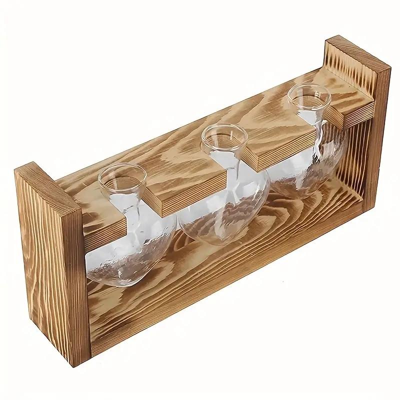 Kreative europäische Stil Hydroponik grüner Rettich Glas Wohnzimmer Schreibtisch kleine frische Dekoration transparentes Glas Blumenarrangement