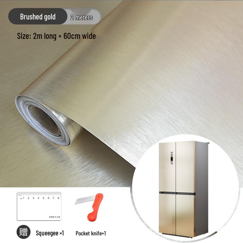 Self-Adhesive Waterproof Refrigerator & Elevator Door Decoration Film - 2025 Model