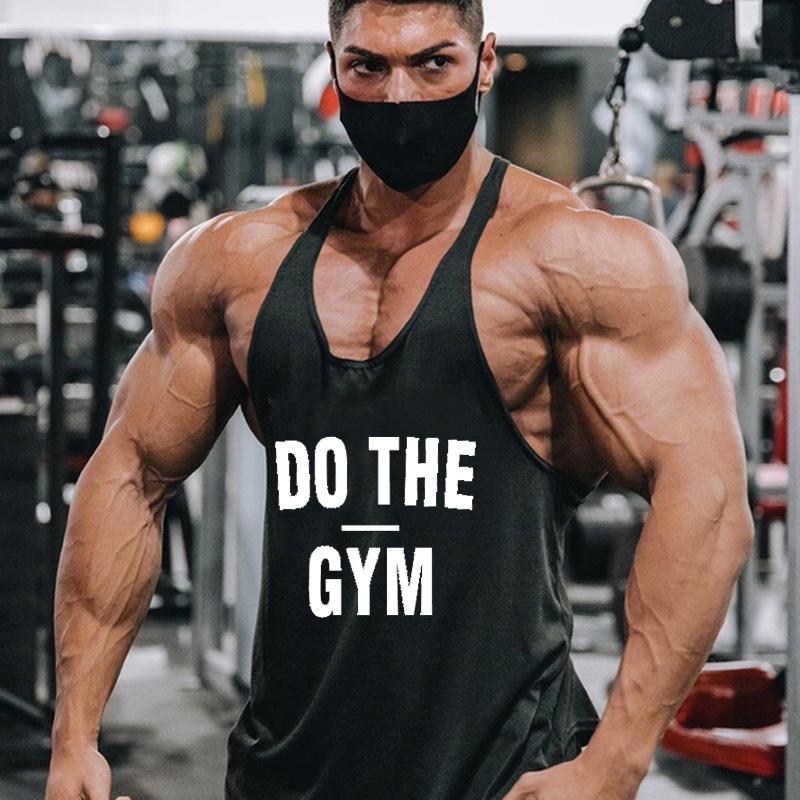 Men's European American Fitness Y-Back Sleeveless Training Vest