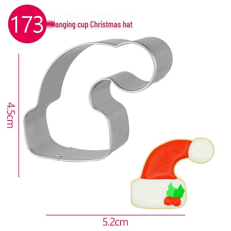 Stainless Steel Christmas Tree Cookie & Cake Cutter Mold Set