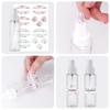 4 Pack 100 ML Clear Plastic Spray Bottles with Fine Mist Sprayer.Refillable & Reusable Bottles for Essential Oils