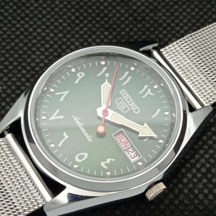 MONTRE HOMME AUTOMATIQUE VINTAGE RÉVISÉE SEIKO 5 6309A JAPON a318810-2 Seiko-a318810