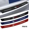 1pc Car Rear Bumper Trunk Load Edge Protective Stickers For Fit Civic Jazz CITY Accord CR-Z VTEC Vezel Insight Accessories