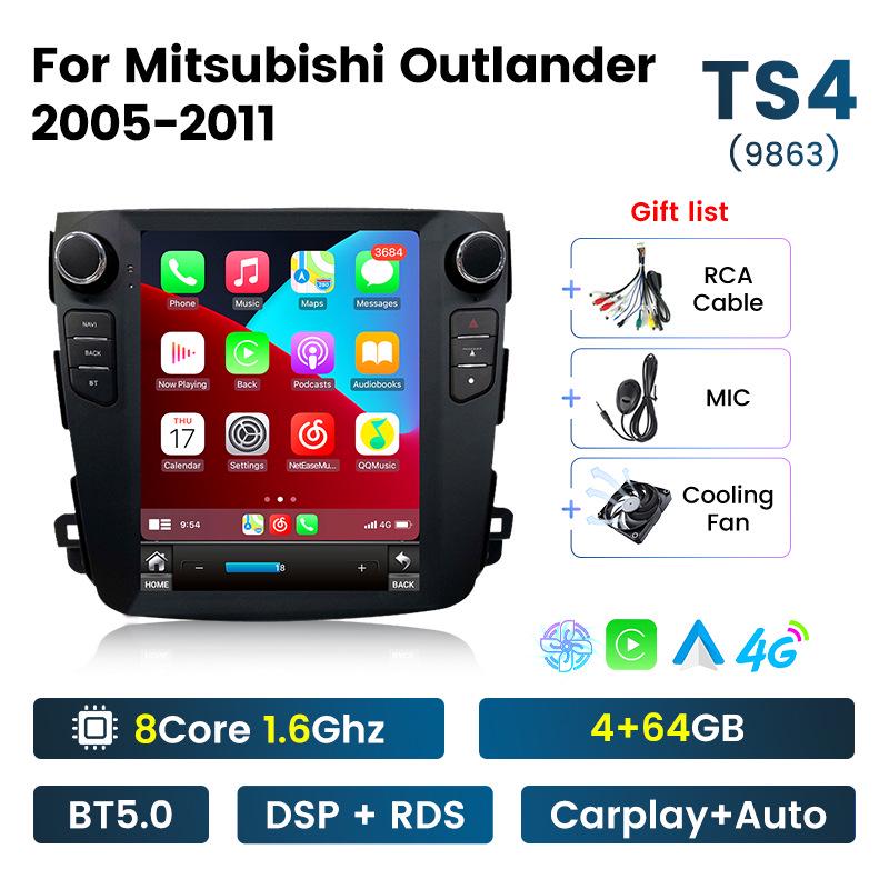 Mitsubishi Outlander Vertical Screen Android Navigation System