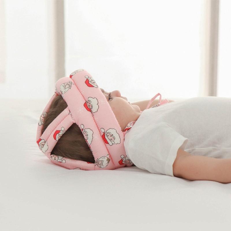 Cute Baby Safety Cap Toddler Walking Safety Hat Baby Anti-Impact Helmet Cotton Cap Protects Babies from Accidental Fall