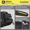 Rhinowalk Bike Top Tube Bag Bike Frame Bag Waterproof Bicycle Bag Professional Cycling Accessories for Mountain Road Bike Black Yellow 2.1L (L) - &