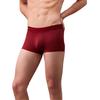 Low Rise Plain Comfortable Boxer Briefs Men Underwear Red NB4055-601
