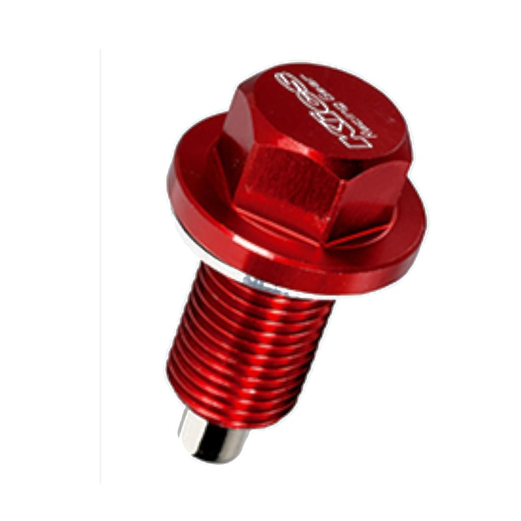 KYO-EI MAG-21 MAGNET DRAIN BOLT 2 (Magnetic Drain Bolt) 14HEX M12 P1.25 Lower Neck 20mm Alphard Red