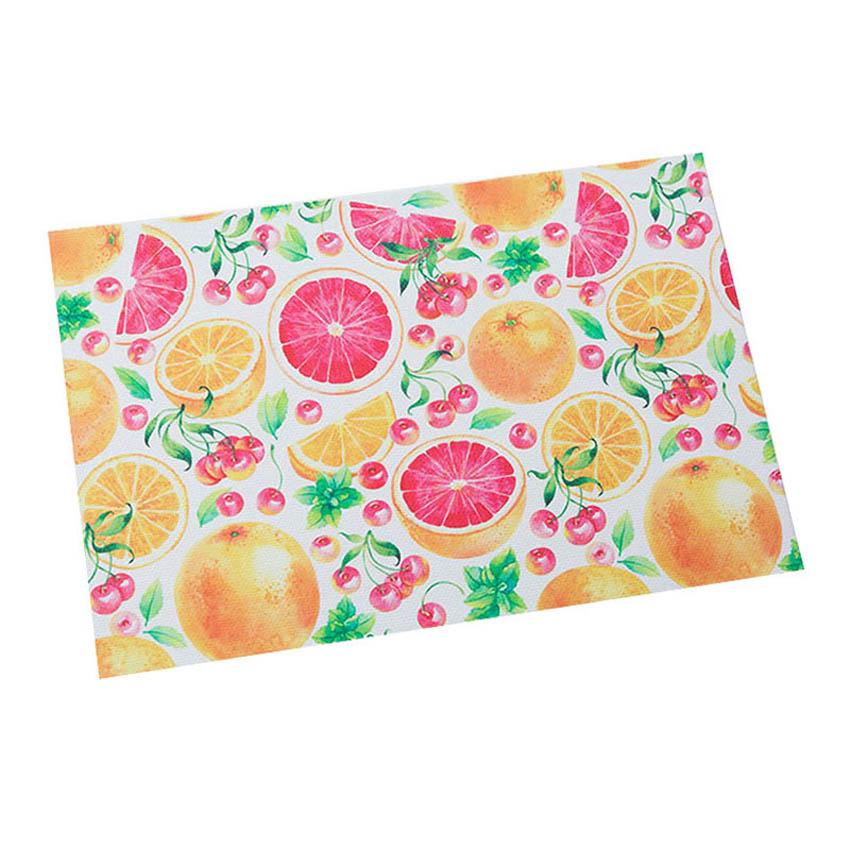 

Placemats Refreshing Summer Table Mats Coaster Modern Painting Eco-Friendly for Kitchen Table for Dining Table Coffee Table Pad 2pcs-pack