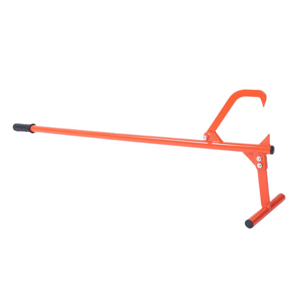 Adjustable Cant Hook Log Roller Lifter Heavy Duty Steel Logging Tools Log Jack with Rubber Grip for Rolling and Raising