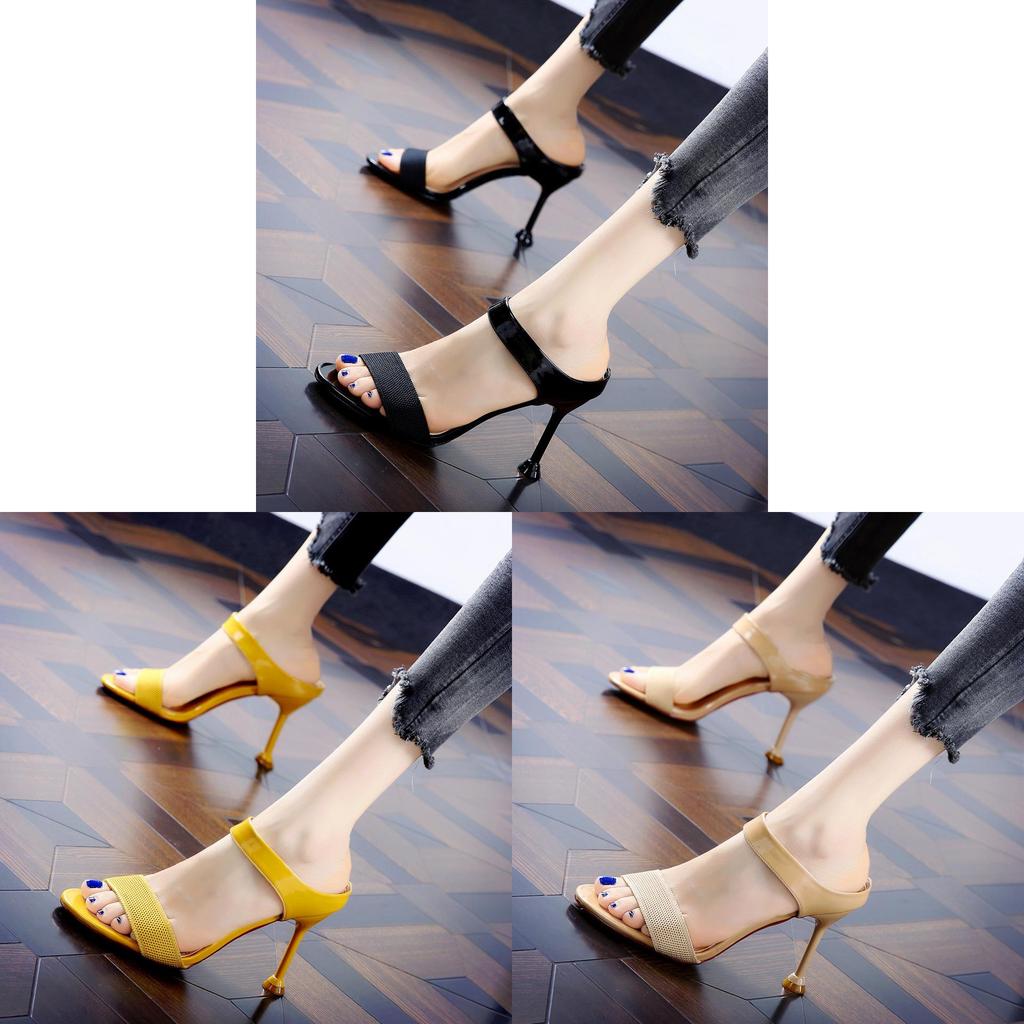 Fashion Womens Open Toe Sandals With Thin Heel For Casual Summer Wear