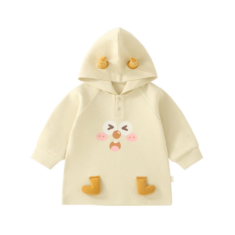 DUUDUU Little Horn 2025 Girls' Spring Sweatshirt & Leggings Set
