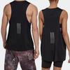 Tank Tops Unisex Black Crew Neck Moderate Straight Fit HK4514