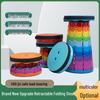 Rainbow Telescopic Folding Travel Chair: Portable Outdoor Fishing Stool