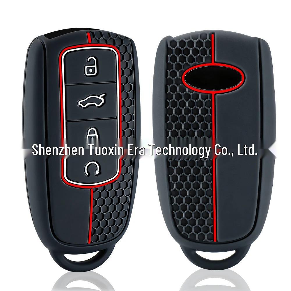 

Silicone Honeycomb Key Cover for Chery Arrizo Tiggo 8 Plus Remote чёрный