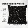 Constellation Pattern Cushion Cover Soft & Easy-Wash Pillow Case – Versatile For Couch, Bed, Travel And Office