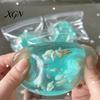 Stress Reducing Fidget Toy 1/2Pcs Ocean Beach Ball Anxiety Relief Clear Squeeze Shell with Seashells Inside Office Workers Relaxation Sensory
