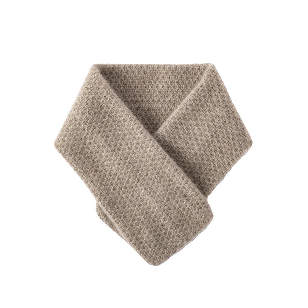 Unisex dicker zweilagiger Schal aus reiner Kaschmirwolle: Warmer Nacken- und Kapuzenprotektor für Herbst/Winter.
