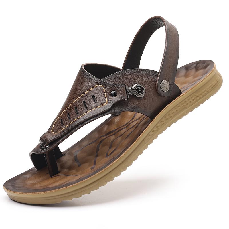 Beach Summer Men's Shoes Classic Style Design for Leisure and Business Daily Office Work Comfortable Outdoor Street Sandal