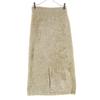 Unused Mila Owen Knit Long Skirt Beige Glitter 09WNS235166 Women Used