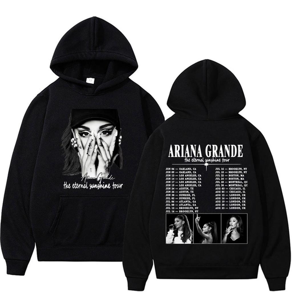 Ariana Grande Eternal Sunshine Tour 2026 Hoodies Herren Damen Mode Ästhetische Sweatshirts Fleece Gemütlich Lässig Langarm Pullover