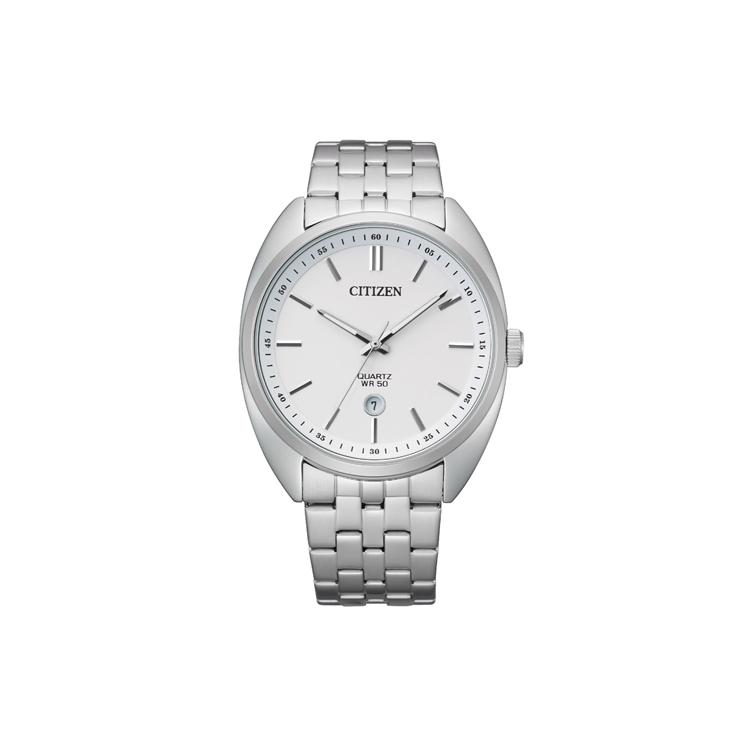 CITIZEN Quartz Movement Stainless Steel Strap Watch Men s Watches White Dial BI5090-50A White Dial