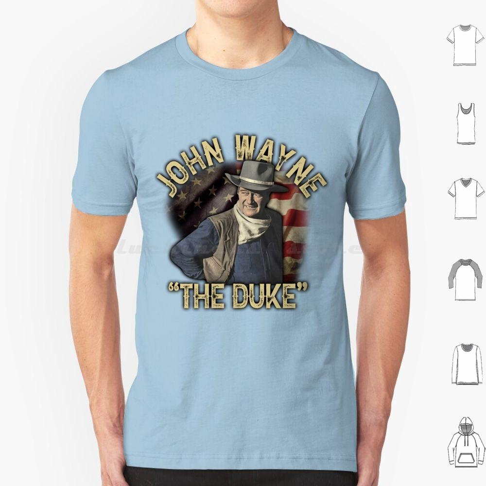 John Wayne The T Shirt Cotton Men Women DIY Print John Wayne Absinthe Joanne Cinema Fotografia Magliette The John Wayne Bravo