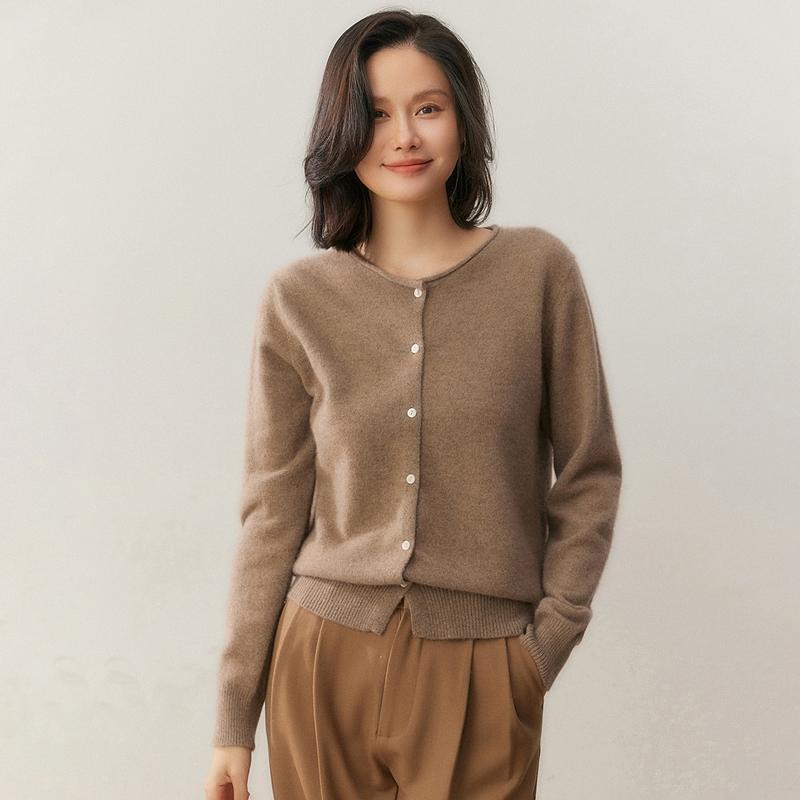 Qinghe 100% Pure Cashmere Women's Sweater - Ultra Soft Luxury Winter Pullover