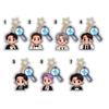 7pcs BTS Cartoon Suit Acrylic Keychain, Bangtan Boys Cartoon Figure with Army Bomb & Star Charm, Kpop ARMY Fans Bag Pendant