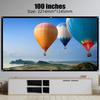 16:9 Projector Screen Video Equipments Folding Soft Screen Foldable Projection Screen  Camping