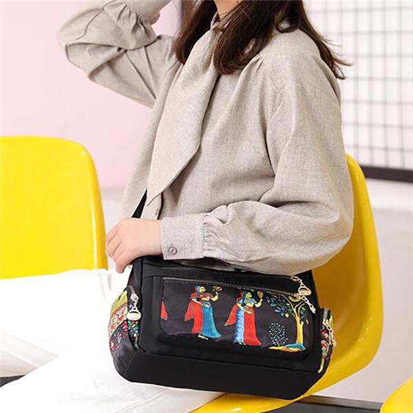 Buy Fashion Printing Bag Ladies Women Casual Crossbody Bags Oxford