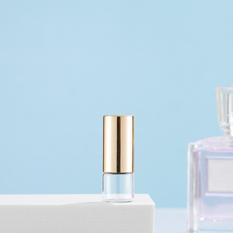 Transparent Glass Roller Bottles for Perfume and Essential Oils - 1ml, 2ml, 3ml, 5ml, 10ml