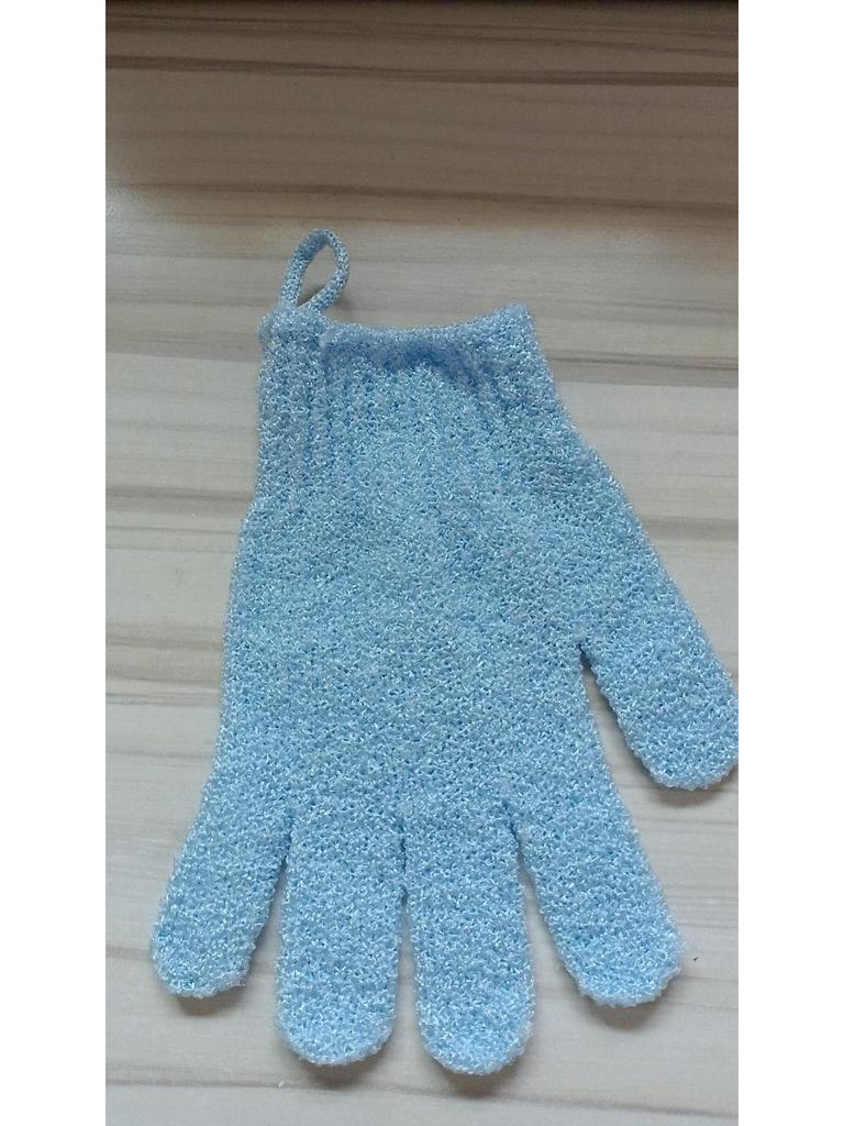Exfoliating Five-Finger Bath Mitt & Back Scraper