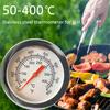 0-500℃ Stainless Steel Oven Food Cooking Baking Thermometer Grill Meat Thermometer Dial Temperature BBQ Pizza Kitchen Tools