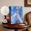 Snow Princess DIY Artificial Pearl Diamond Art Set  A Diamond Dot Painting for Home Decoration Gift