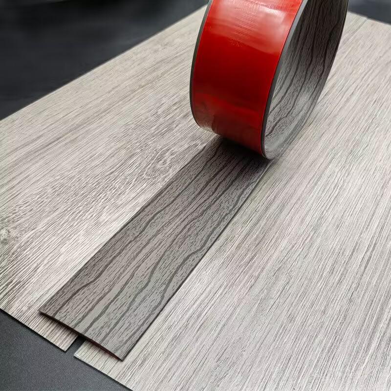 Threshold Strip, Flat Buckle: Wood Floor Finishing & Seam Edge Decorative, Glue-Free, Self-Adhesive Separator for Doorways.