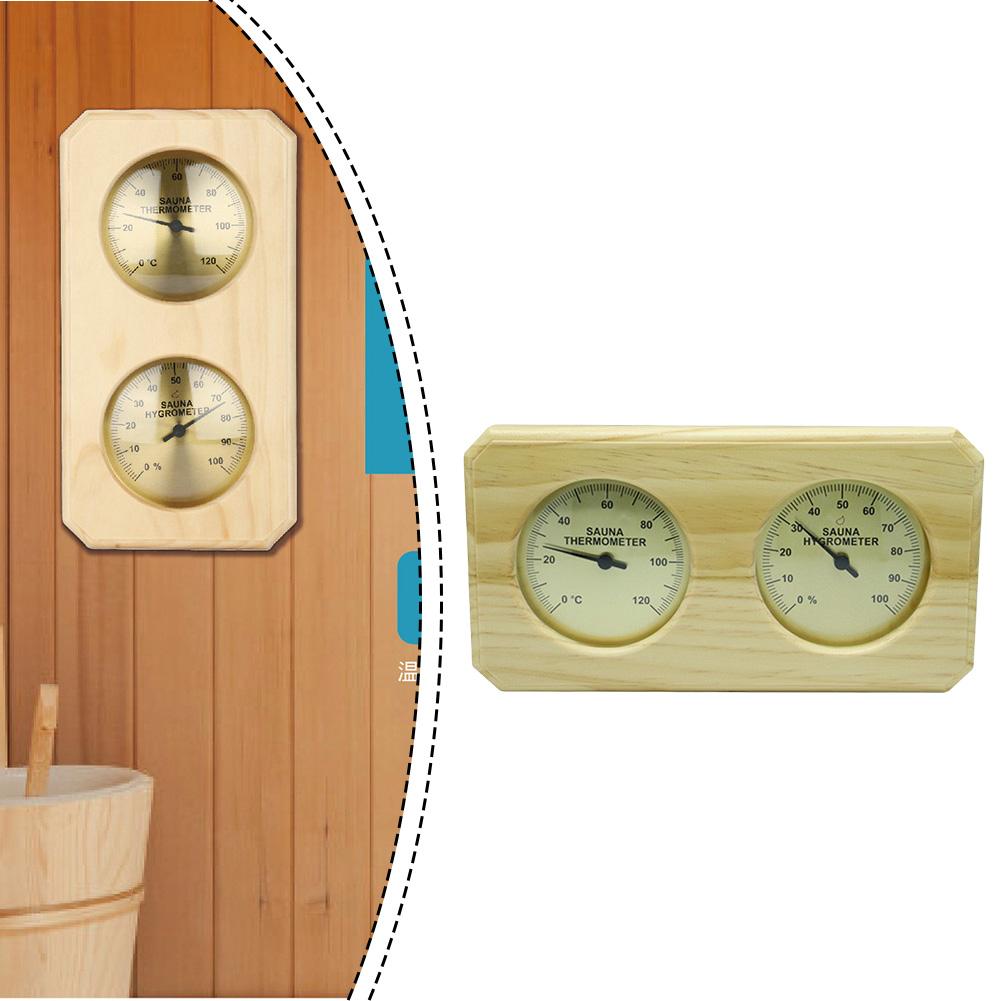 Accurate Sauna Temperature Measurement Humidity Gauge 135 255x30mm Hygrometer Accurate Measurement Easy To Read China Mainland