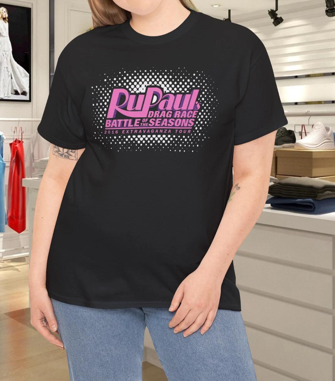 Men s and Women s T-shirts RuPaul’s Drag Race Black T-Shirt M