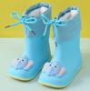 New Style 3D Children's Rain Boots Kids Baby Cartoon Water Shoes Infant Waterproof Non-Slip Warm Water Shoes Rubber Boots