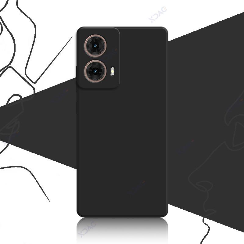 Etui na telefony komórkowe dla Motorola Moto G85 MotoG85 5G 360 Miękkie Luksusowe Kwadratowe Płynne Silikonowe Pokrowce na Tył Wodoodporne Torby