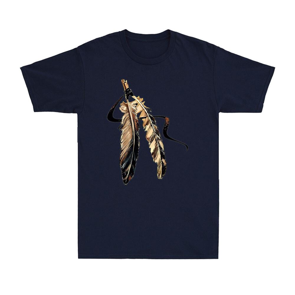 Southwest Native American Indian Tribal Vintage Color Feather Unisexs TShirt
