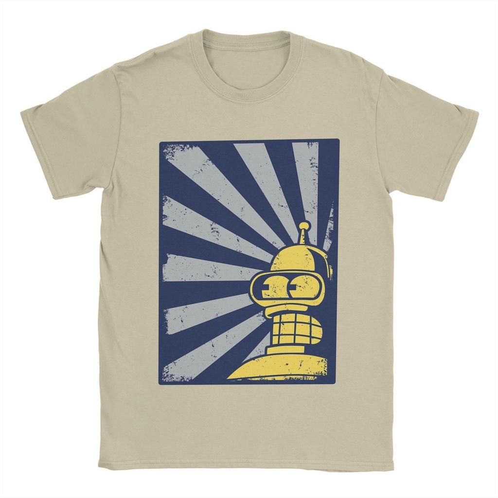 T-shirt Uomo Benders Ray 100% Cotone T-shirt Divertenti Girocollo Manica Corta Abbigliamento Idea Regalo