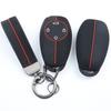 Housse Porte-Clés pour Leapmotor T03 S01 C11 C01 avec Porte-Clés Silicone Protection Complète Anti-Rayures Protection Anti-Choc