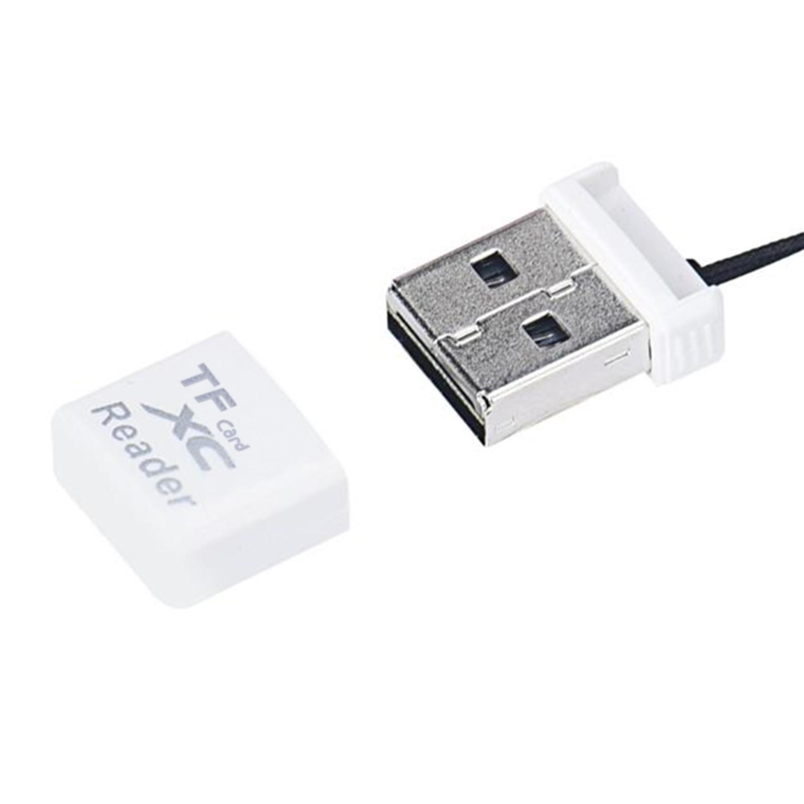 

Адаптер для чтения Micro SD/SDXC MINI Super Speed ​​USB 2.0, белый