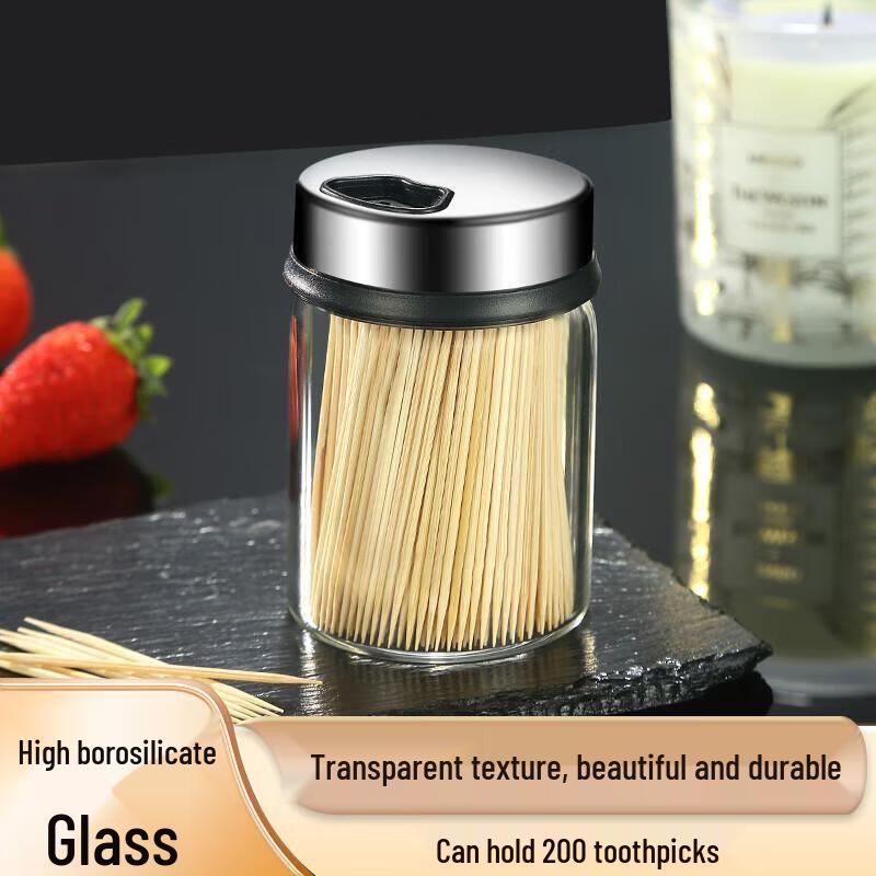 

Glass Toothpick Holder